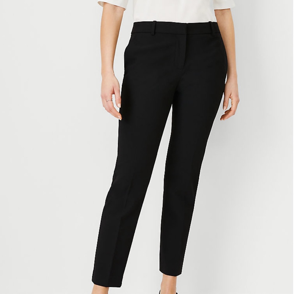 Brand New Ann Taylor Black “The Ankle” Pant, size 12 in Curvy.